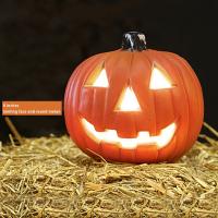 1Pc Decorativo Calabaza Halloween Luces De Lámpara Decoración De Calabaza Para Exterior Estilo Moderno Cerámica Y Enamel - details 12