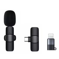 Mini Micrófono Bluetooth Inalámbrico Lavalier Para iPhone Android PC Transmisor De Botón De Lavalleja Para Teléfono Móvil Y Computadora - details 5