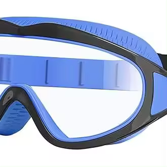 Gafas de Natation para niños - Gafas de Natation para niños y niñas de 4 a 12 años, lentes grandes, antivaho, impermeables, cómodas, para niños - 1