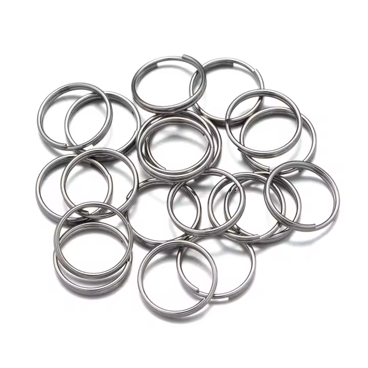 100pcs Anillos De Salto Doble De Acero Inoxidable Mini Conector Para DIY Anillos De Llaves Collares Pulseras Joyería Hecho En Zhejiang China - 1