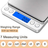 Báscula De Cocina Digital 3000g Precisión 0.1g Mini Con Pantalla LCD Para Cocina Hornear Joyería Material Acero Inoxidable - details 6