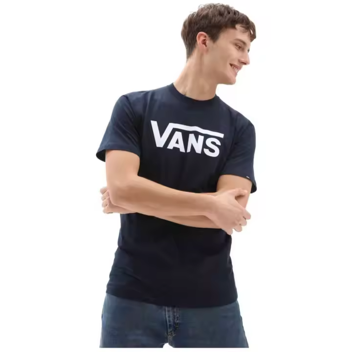 Camiseta de Manga Corta Vans Classic para hombre en color negro - 1