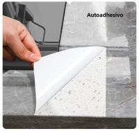 Pegatinas De Papel Tapiz Para Cocina 40cm Antigoteado Y Impermeable Adhesivo Self-Adecente Estilo Mármol Decoración De Gabinete Y Pared - details 5