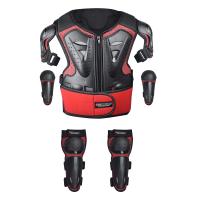 Traje De Armadura Para Motocicleta Para Niños Con Protector De Torso Y Guantes De Rodilla Y Codo Para Motocross Equipamiento De Seguridad Para Deportes Acuáticos - details 1