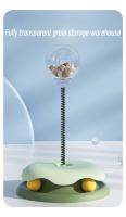 Juguete Para Gatos Alimentador Rota 360° Bola De Leche Transparente Juguetes Interactivos Para Gatos Alivia La Monotonía Tamaño 21.5x29cm - details 5
