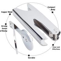 Sellado De Acero Inoxidable Embossing 4.2cm(1.6 Pulgadas) Estampillo De Mano Para Libros Sobres Servilletas (espaciador Grabado Excluido) - details 5