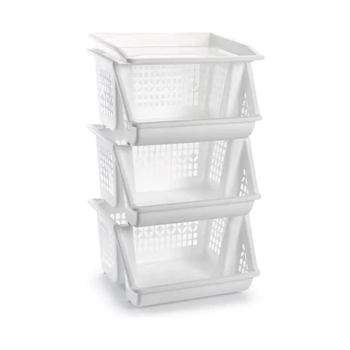 3 Alturas, Estrecho, Estantería para Cocina y baño, Ahorra Espacio, para Espacios reducidos, Cocina, Oficina, baño, Fácil Montaje - 1