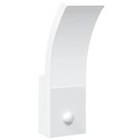 vidaXL Lámpara de pared de exterior LED con sensor aluminio blanco - details 3