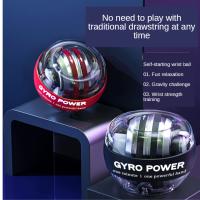 Bola De Poder LED Para Muñeca Gyroscópica Auto-Iniciada Entrenador De Fuerza De Músculos De Mano Y Braza Equipo Deportivo De Resistencia - details 0