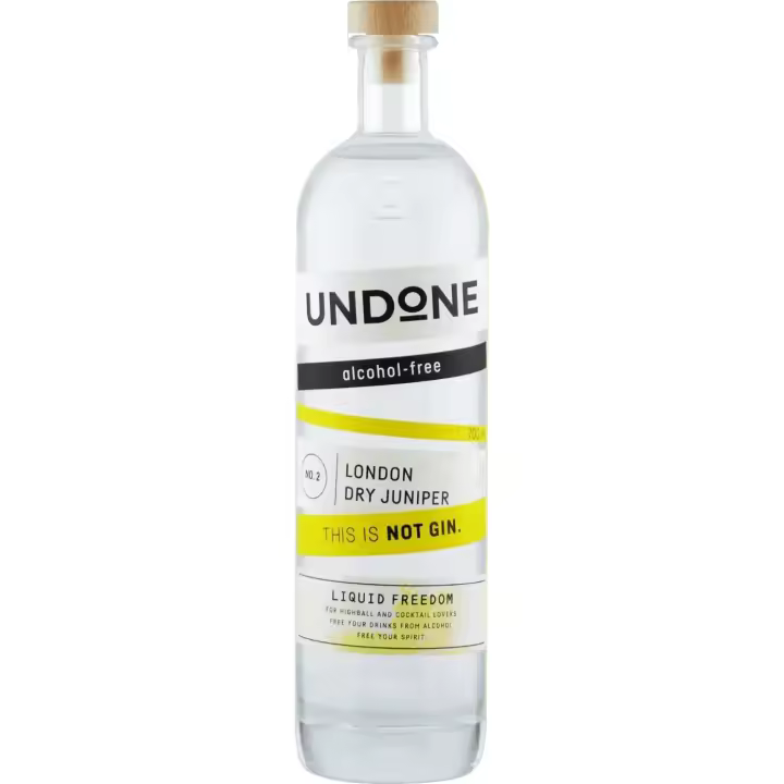 UNDONE Nº2 (NOT) GIN GERMAN NON ALCOHOLIC SPIRIT 70CL - 1