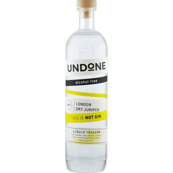 UNDONE Nº2 (NOT) GIN GERMAN NON ALCOHOLIC SPIRIT 70CL - 1