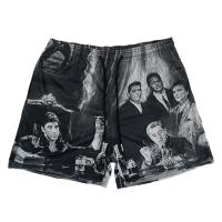 Shorts De Verano Para Hombre Estilo Casual Con Diseño De Rosas Poliéster Secado Rápido Transpirable Para Fitness Y Streetwear - details 1