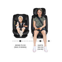 Ms Babyworld BARI I-Size - Silla de Coche Isofix y 1 posición de reclinado, Grupo 1/2/3, 9-36 Kg ó 75-150cms, Normativa R129, Protectores Laterales, Top Tether, Ajustar con una Mano, Easy Grow System - details 0