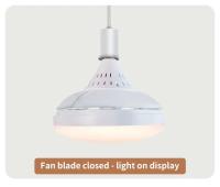 Lámpara De Techo Pequeña Multifuncional LED Moderna Con Control Remoto Silencioso Y Ventilador Invisible Para Sala De Estar Oficina Estudio 40cm - details 28