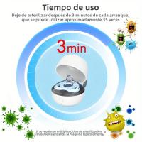 Caja De Desinfección Portátil Para Chupetes Sarmocare Recargable Desinfecta En 180 Segundos Material ABS USB - details 1