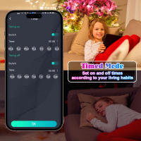 Luces De Hada LED RGB IC Con Control Remoto Y APP Inteligente IP65 Impermeables 5/10/20M Para Decoración Navideña Y Interior Exterior - details 7