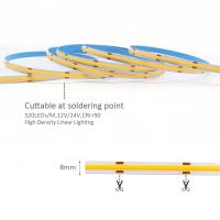 Tiras LED COB Flexibles 5M 12V DC 24V RA90 320LEDS/M 3000K 4000K 6000K Alta Densidad No Impermeables Para Iluminación Flexible - details 1