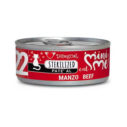 Disugual Mini me 22  Gatos esterilizados - Carne de Res (85g) - 1