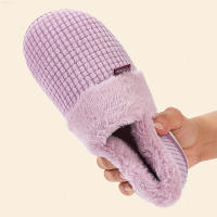 Zapatillas De Casa Para Mujer Invierno Antideslizantes Algodón Cálidas Plush Para Parejas Zapatos Internos Transpirables Talla Verdadera - details 23