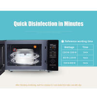 Esterilizador De Botellas De Microondas Con Vapor Ajustable Para 6 Botellas Bebidas Pacíficos Copos Desinfecta En 2-6 Minutos - details 1
