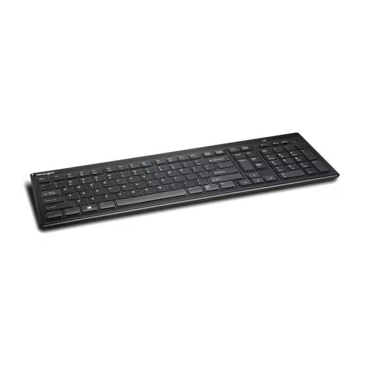 Teclado Inalámbrico Kensington - USB Advancefit Delgado - Tamaño Completo - Compatible con Windows y Mac - Negro (K72344ES) - 1