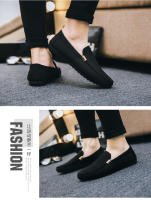 Zapatos Casuales Para Hombre Lona Slip on Loafers Moda Lujo Zapatos De Vestir Formales Para Boda Y Fiesta Talla Grande - details 14