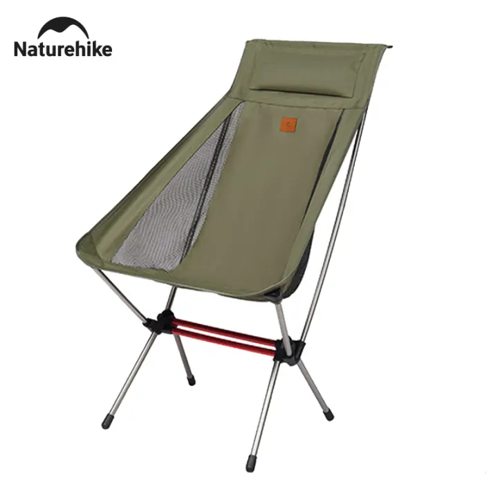 Silla De Camping Naturehike Silla De Luna Con Espalda Alta Ultraligera Plegable Portátil Soporte De Carga De 120Kg Silla De Rock Para Viajes Y Pesca Al Aire Libre - 1