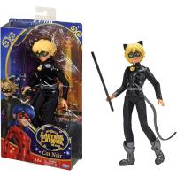 Ladybug Muñeco Cat Noir 28 Cm con Prodigio - Miraculous Ladybug And Cat Noir The Movie - Traje Original de La Película - Licencia Oficial Playmates Toys - Juguetes Licenciados - details 0