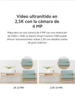 Official | Xiaomi Smart Camera C400, 4 MP, Rotación de 360°, Detección de personas mediante IA, Compatibilidad con Wi-Fi de 2,4/5 GHz - details 2