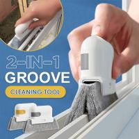 Cepillo De Limpieza Para Ventanas Y Rincones Multifuncional Con Cabeza Interchangeable Herramienta De Limpieza Doméstica Ecológica - details 7