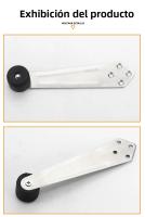 Parador De Puerta De Acero Inoxidable 304 Anticolisión Con Limiter De 90 Grados Material De Goma Durable Para Abertura Esquerda E Direita - details 14