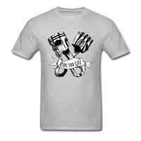Camiseta Retro Para Hombre Con Estampado De Esqueleto Y Pistón Moda Punk Hipster Casual Transpirable Ligera Secado Rápido Protección Solar Talla Oversize - details 3