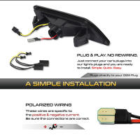 Luces De Señal Lateral LED Para Mercedes Benz CLS-Class W219 C219 2006-2011 2PCS Lámpara Marcador Bumper OEM#2198200321 - details 3