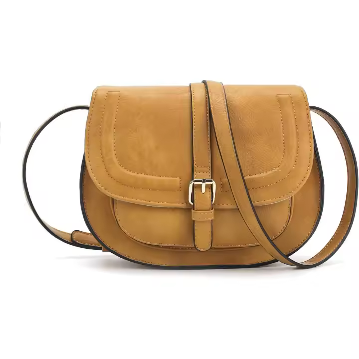 Bolso de hombro grande para mujer con correa ajustable y extraíble (amarillo) - 1