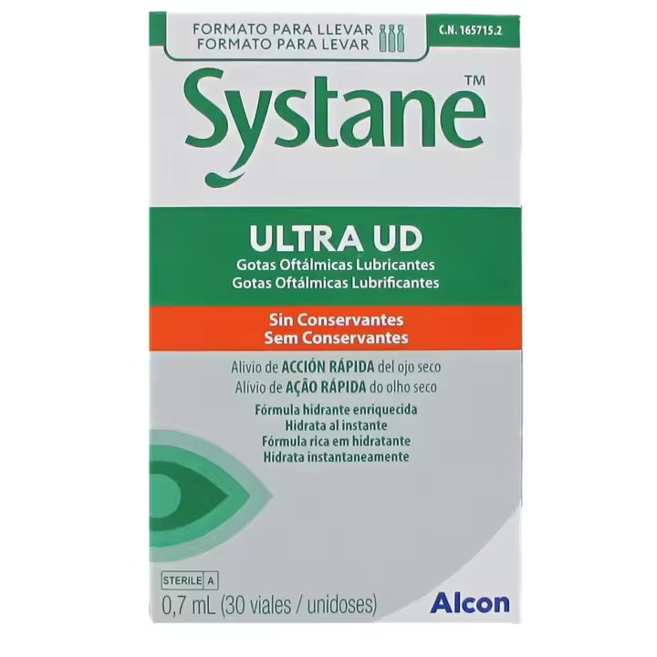 Alcon Systane Ultra UD gotas oftalmicas 30 x 07ml - 1