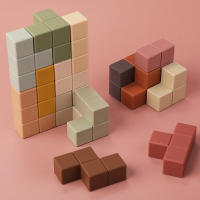 Juguetes De Bloques De Construcción De Silicona Alimentaria Para Bebés Educativos Montessori Reconocimiento De Formas Y Edad Temprana - details 7