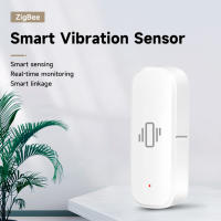 Sensor De Vibración ZigBee Tuya Para El Hogar Inteligente Monitor En Tiempo Real Control Remoto Por App Protección De Seguridad Autodefensa - details 0
