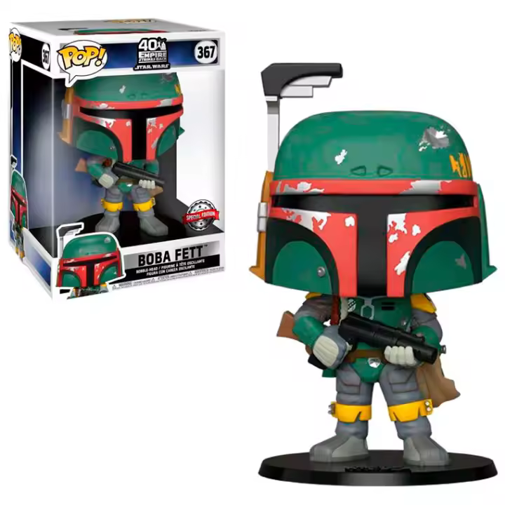 Figura Funko Pop Star Wars: 10 Boba Fett"-Figura de Vinilo Coleccionable - Idea de Regalo- Mercancia Oficial - Juguetes para Niños y Adultos - Movies Fans - Muñeco para Coleccionistas y Exposición - 1