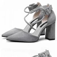 Sandalias De Mujer Diseñador Con Tacón Alto Y Punta Afilada Para Verano Sexy Con Correa De Cierre Buckle Zapatillas Para Noche Club - details 3