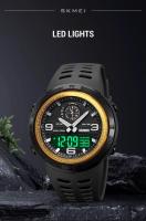Reloj Deportivo Digital SKMEI 1655 Para Hombres Pantalla Dual Impermeable Estudiante Reloj De Pulsera Masculina 1251 Luz Trasera Resistente Al Choque Cronógrafo - details 7