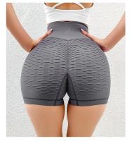 Pantalones De Yoga Para Mujer Cintura Alta Elevador De Glúteos Estiramiento Terciopelo Fitness Running Shorts Transpirables Verano - details 3