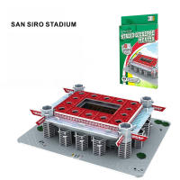 Puzzle 3D De Estadios De Fútbol Bernabeu Camp Nou Anfield Juego De Construcción Para Niños Modelo De Edificios Famous - details 12