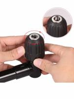 Herramienta De Ángulo Recto Negro Para Taladro Eléctrico Adaptador De Hierro De Aluminio Herramienta Giratoria Para Espacios Estrechos - details 4