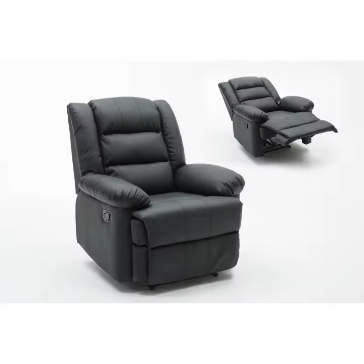 Sillón relax "Buckingham" - Negro - 1