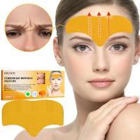 10pcs/box Pegatinas De Cuidado De La Piel Antiarrugas Para La Frontal Gel De Eliminación De Líneas Firmantes Anti-Edad Collageno - details 1