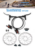 Frenos De Disco Hydraulicos Shimano MT200 Para Bicicleta De Montaña Y Carretera Manillar De Acero 3 Dedos Freno Frontal Y Trasero - details 0