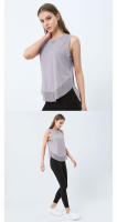 Chaleco De Yoga Para Mujer Verano Transpirable Malla Deportivo Sin Mangas Camiseta De Gimnasio Para Running Al Aire Libre - details 5