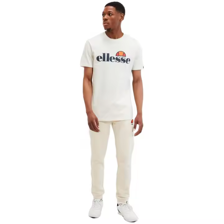 Camiseta de Manga Corta Ellesse  para unisex en color blanco - 1