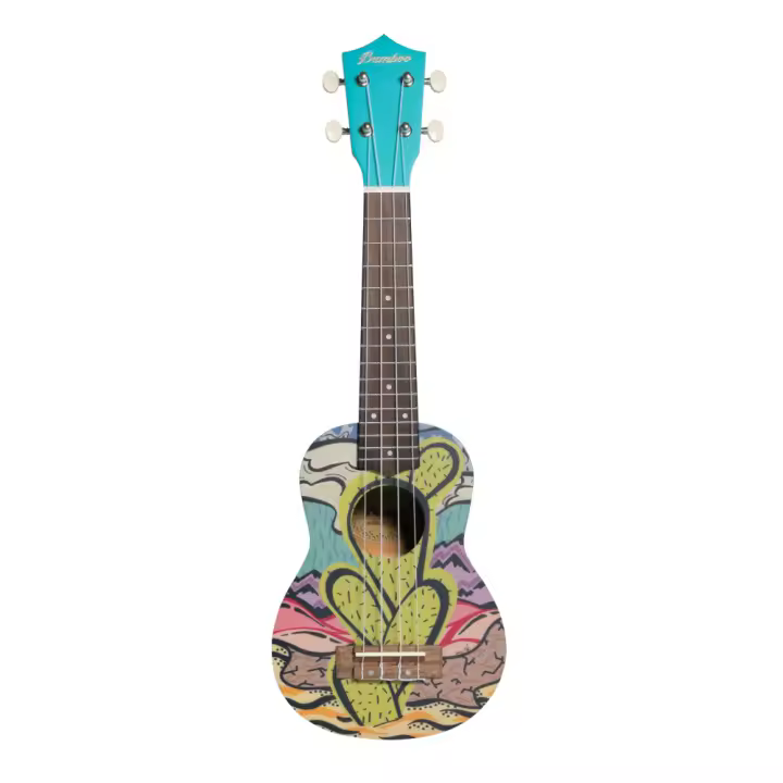 Ukelele Soprano Bamboo B1E-CA Cactus - 1