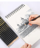 Juego De 12 Lápices De Boceto Profesional Para Dibujo 4H 2H H HB 2B 4B 6B 8B 10B 12B 14B Suministros De Arte De Línea Dura Madera - details 3